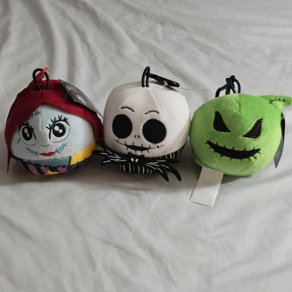 Nightmare before Christmas nbc disney bag clips sally jack oogie boogie Nwt - Picture 1 of 7